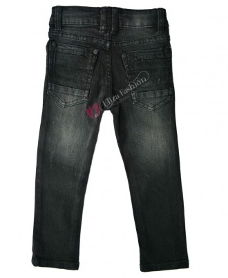 Boys Slim Fit Strachable Jeans-7-8 Years Dark Grey