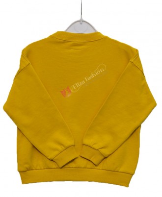 Boys 100% Cotton Yellow Sweatshirt 5-6 Years