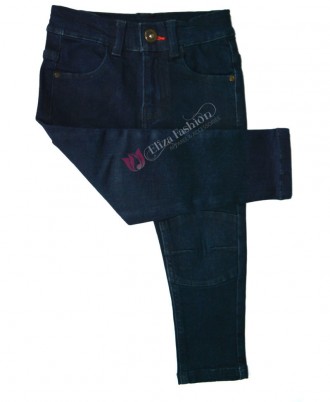 Boys Slim Fit Strachable Jeans-3-4 Years Dark Blue
